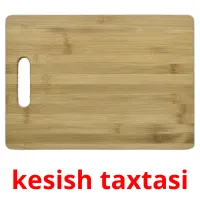 kesish taxtasi flashcards illustrate