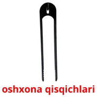 oshxona qisqichlari flashcards illustrate