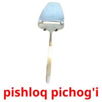 pishloq pichog'i picture flashcards