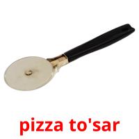 pizza to'sar picture flashcards