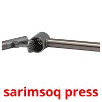sarimsoq press flashcards illustrate