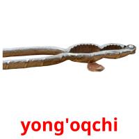 yong'oqchi Tarjetas didacticas