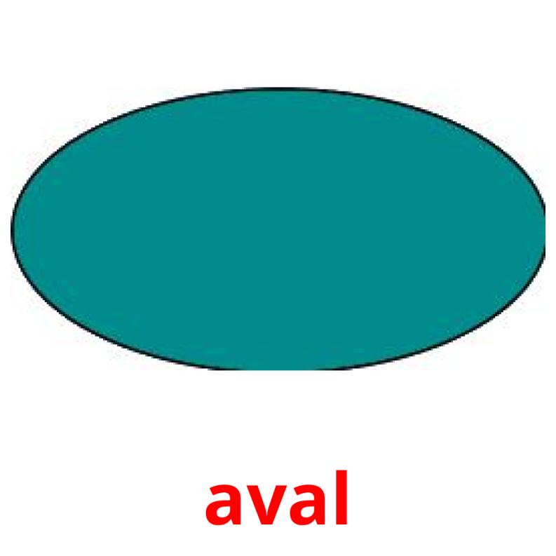 aval flashcards illustrate