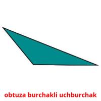 obtuza burchakli uchburchak picture flashcards