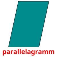 parallelagramm Bildkarteikarten