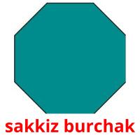 sakkiz burchak flashcards illustrate