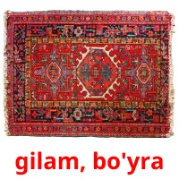 gilam, bo'yra карточки энциклопедических знаний