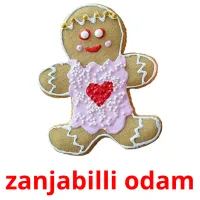 zanjabilli odam flashcards illustrate