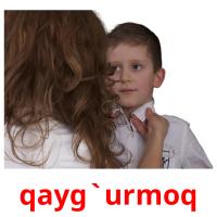 qayg`urmoq flashcards illustrate