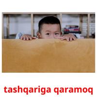 tashqariga qaramoq flashcards illustrate