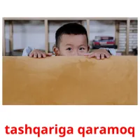 tashqariga qaramoq Tarjetas didacticas