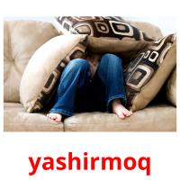 yashirmoq picture flashcards