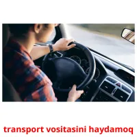 transport vositasini haydamoq Tarjetas didacticas