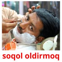 soqol oldirmoq picture flashcards