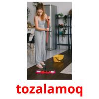 tozalamoq flashcards illustrate