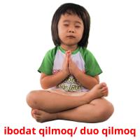 ibodat qilmoq/ duo qilmoq cartões com imagens