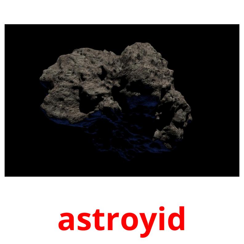 astroyid picture flashcards