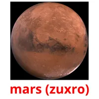 mars (zuxro) cartões com imagens