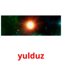 yulduz cartões com imagens