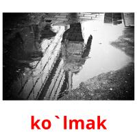 ko`lmak picture flashcards