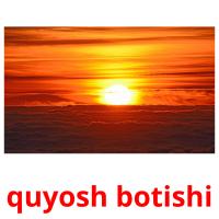 quyosh botishi card for translate