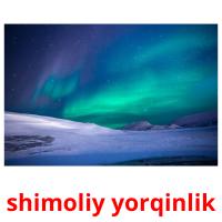 shimoliy yorqinlik picture flashcards
