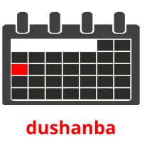 dushanba picture flashcards