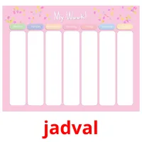 jadval picture flashcards