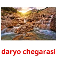 daryo chegarasi Tarjetas didacticas