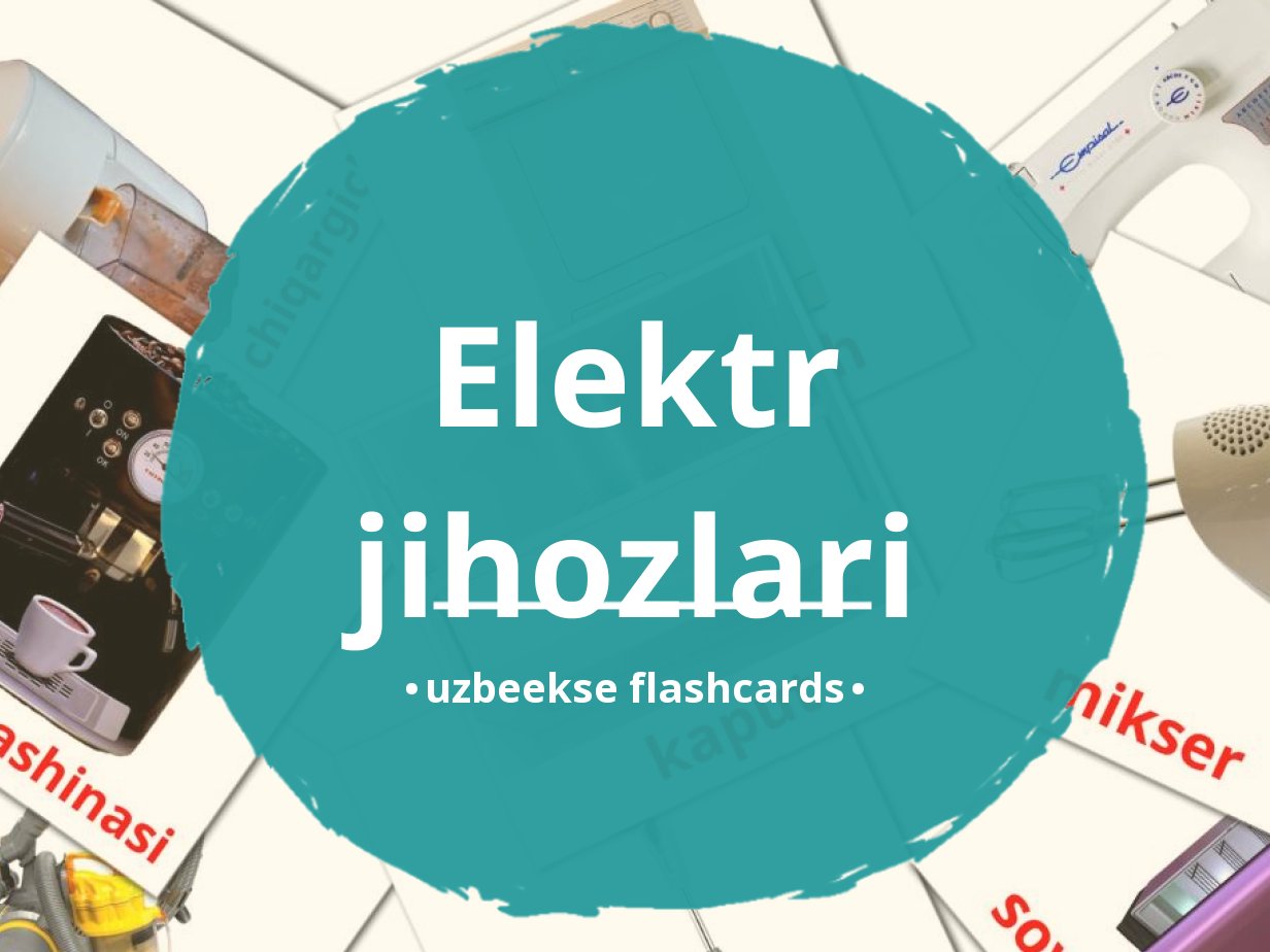 32 GRATIS Elektronica Flashcards In 4 PDF Formaten | Uzbeekse Afbeeldingen