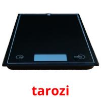 tarozi picture flashcards