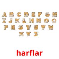harflar picture flashcards