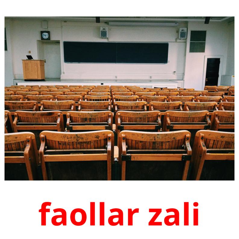 faollar zali picture flashcards