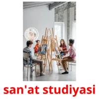 san'at studiyasi picture flashcards