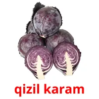 qizil karam Tarjetas didacticas