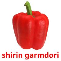 shirin garmdori card for translate
