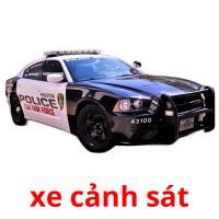 xe cảnh sát picture flashcards