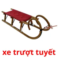 xe trượt tuyết Bildkarteikarten