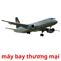 máy bay thương mại Bildkarteikarten