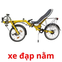 xe đạp nằm picture flashcards