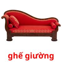 ghế giường picture flashcards