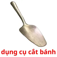 dụng cụ cắt bánh picture flashcards