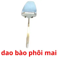 dao bào phôi mai flashcards illustrate