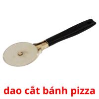 dao cắt bánh pizza picture flashcards