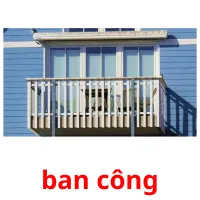 ban công ansichtkaarten