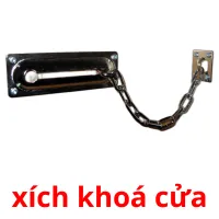 xích khoá cửa ansichtkaarten