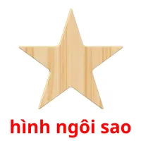 hình ngôi sao flashcards illustrate