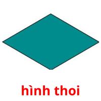 hình thoi picture flashcards