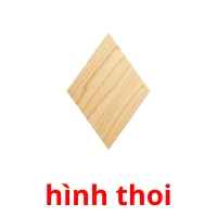 hình thoi flashcards illustrate