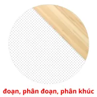 đoạn, phân đoạn, phân khúc flashcards illustrate